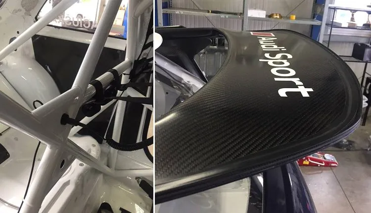 Audi A1 Super1600 – bodyshell and rear wing